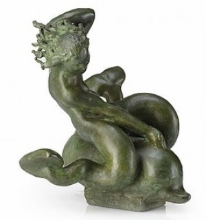 Najad På Delfin by Carl MILLES