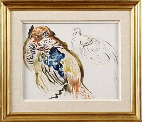 Pigeon by René PIOT - auction artwork with signature