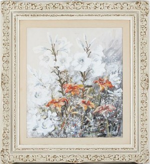 Blomsterstilleben by John CARLBERG - auction artwork with signature
