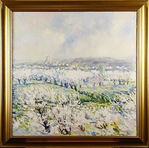 Blommande Körsbärsträd by Vito ALGHISI - auction artwork with signature