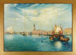 Motiv Från Venedig by Gustav Emil HOLTER - auction artwork with signature