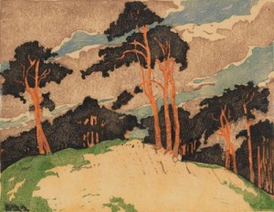 Pine Forest by Eva Maria MARCUS - auction artwork with signature