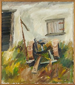 Mot Ladugårdsväggen by Karl Bertil LUNDH