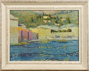 ( Tillskriven) Italienskt Landskap by Carl PALME