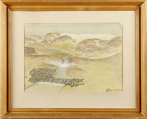 Renar På Kalfjället by Nils Nilsson (Sami Artist) SKUM