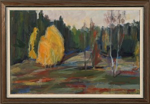 Höstlandskap by Åke LILJESON - auction artwork with signature