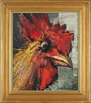 Le Coq by Rodolphe CAILLAUX - auction artwork with signature