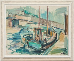 Hamnmotiv by Sandro Von LORSCH - auction artwork with signature
