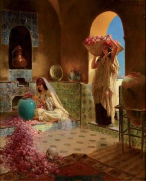 La Cueillette Des Roses by Rudolph ERNST
