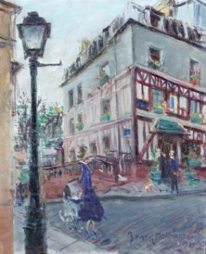 Sur Le Coin - Montmartre by Dimitrie BEREA