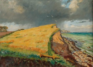 Storm över Kustband by Mogens EGE - auction artwork with signature
