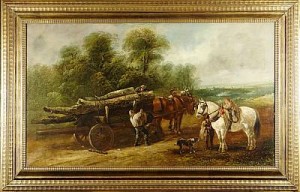Timmerfora by John Joseph BARKER OF BATH - auction artwork with signature