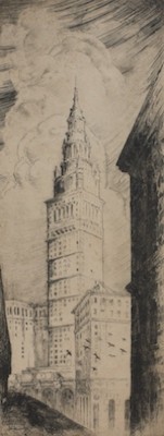 Terminal Tower by Louise MORRIS