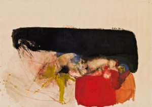 Liegender Frauenakt by Giselbert HOKE