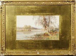Boskap I Flodlandskap by Creswick BOYDELL - auction artwork with signature