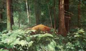 Skogslandskap by Andrei Nikolaievich SCHILDER