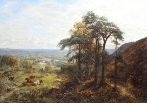 Guildford by George William MOTE - auction artwork with signature