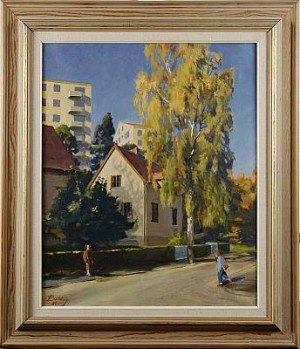 Stadsmotiv by Willy BAER