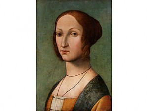 Portrait Einer Jungen Dame by Giuliano Di Piero BUGIARDINI - auction artwork with signature