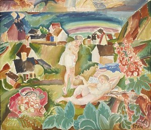 Sovande Kvinna by John STEN