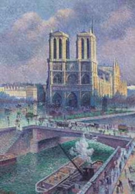 Notre-dame De Paris by Maximilien LUCE