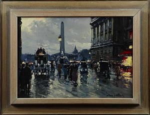 Place De La Concorde by Octave GUILBERT - auction artwork with signature