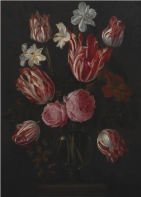 Floral Still Life by Christiaan LUYCKX