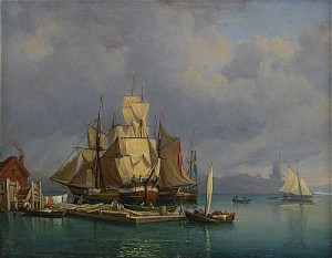 Vue Af Valdemarsudde På Djurgården by Gustaf Wilhelm PALM