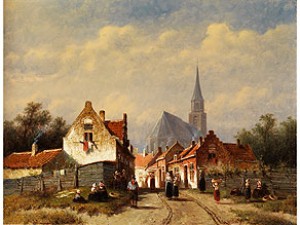 Stadtansicht by Petrus Gerardus VERTIN
