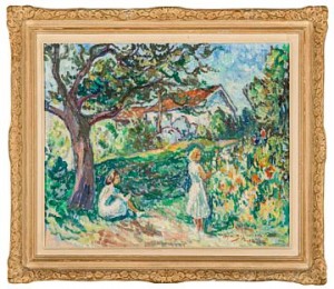 Holmsbu by Trygve WAAGENES - auction artwork with signature
