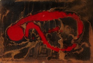 Composition by Jun DOBASHI - auction artwork with signature