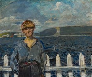 Anton Martin 14 år by Christian KROHG