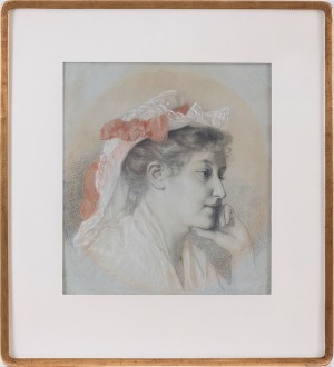 Portrait Of Miss Anna Wiik by Maria WIIK