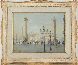 Motiv Från Venedig by Oscar SOGARO - auction artwork with signature