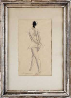 Dansös by Ebbe SANDOLIN - auction artwork with signature