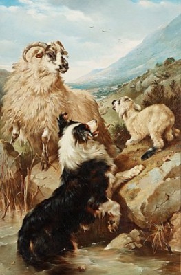 Rescued by Walter HUNT - auction artwork with signature