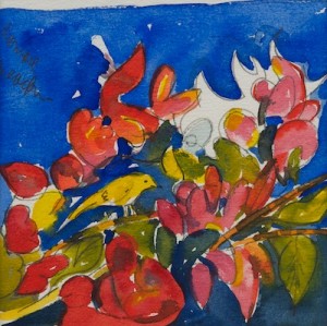 Yellow Bird by Romare Howard BEARDEN