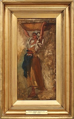 Kvinna Bärades Fat by George Hemming MASON - auction artwork with signature