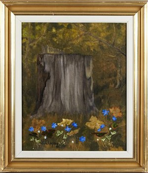 Blåsippa by Jan LAGERQVIST - auction artwork with signature