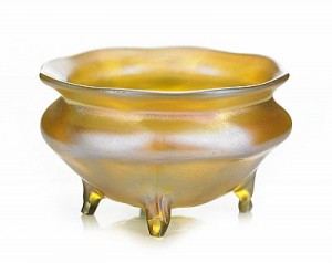 Favrile by Louis Comfort TIFFANY - auction artwork with signature