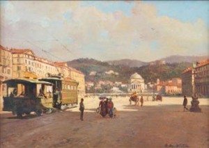 Torino - Piazza Vittorio Veneto E La Gran Madre by Giuseppe De WINTER