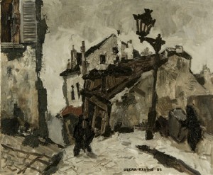 Old Montmartre by Oskar Yakovlevich RABIN