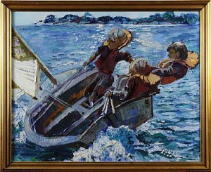Segling by Bertil WAHLBERG
