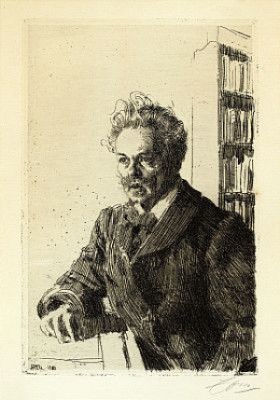 August Strindberg by Anders ZORN