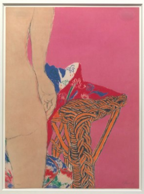Gs -9 Girl In Wicker Chair - Nude Back by George SEGAL