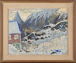 Vintermotiv Från Hundalen Norge by M. BRAIDY - auction artwork with signature