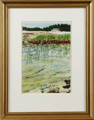 Skärgårdsmotiv by Göran HAHNE - auction artwork with signature