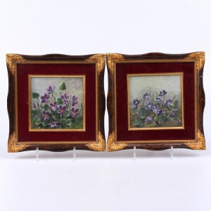 (2) Untitled by Karin LÖFGREN - auction artwork with signature