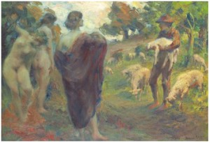 Tre Gracer by Paul SCHAD-ROSSA - auction artwork with signature