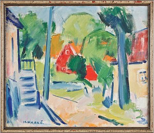 Trädgård by Hans HAAKÖ - auction artwork with signature